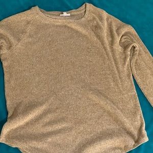 Tan/brown long sleeve shirt